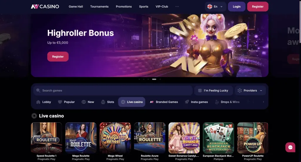 NV Casino live casino